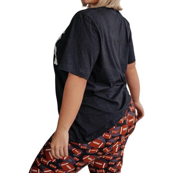 NEW 123 AMORE classy until kickoff shirt in black - Picture 6 of 7